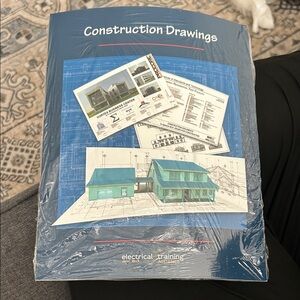 Construction Drawings Book - Blue Cover BRAND NEW in package